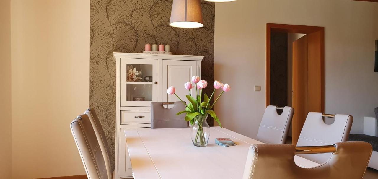 Moderne Ferienwohnung Mit Eigenem Garten Und Traumhaften Blick Wilhelmsthal Екстериор снимка