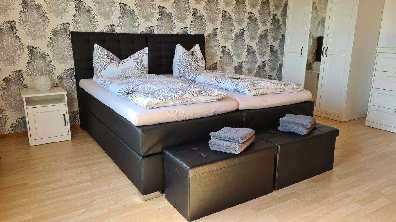 Moderne Ferienwohnung Mit Eigenem Garten Und Traumhaften Blick Wilhelmsthal Екстериор снимка