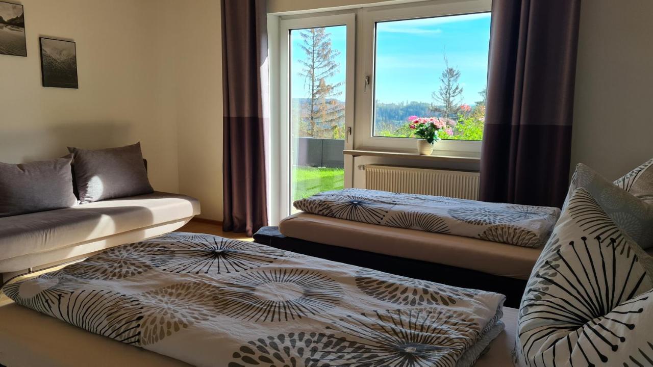 Moderne Ferienwohnung Mit Eigenem Garten Und Traumhaften Blick Wilhelmsthal Екстериор снимка